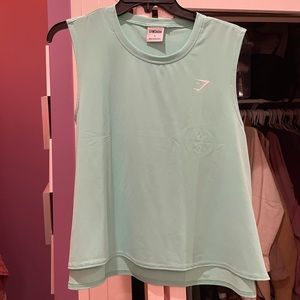gymshark mint tank top